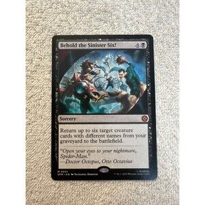 Magic - Behold the Sinister Six #51 - SPM - Black - NM - Marvel - Shinetized